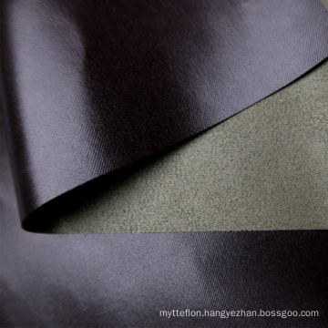 One Side Waterproof Faux Suede 75D Coated Soft Wear-resistance Anti-wrinkle Tpu Fabric For Sofa Mattress